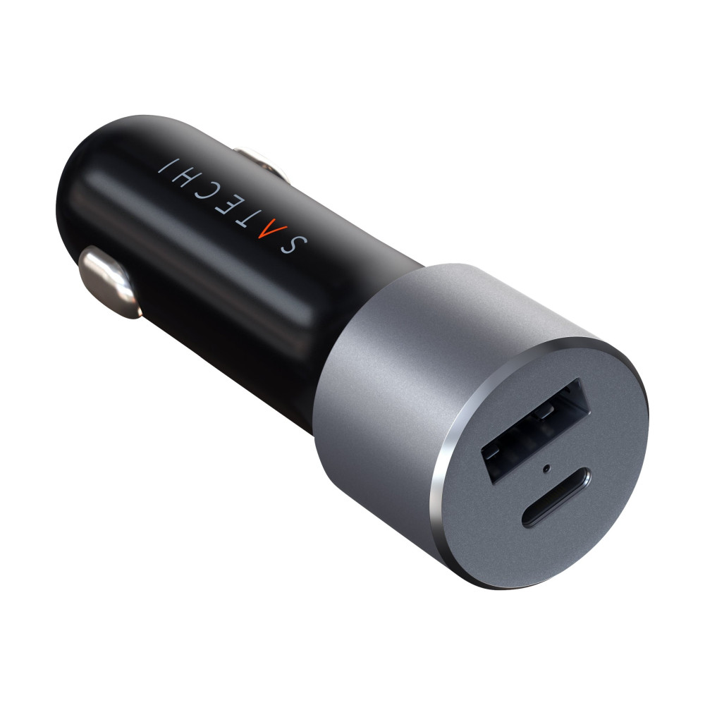 Produktbild för Satechi strömadapter för bil - USB, 24 pin USB-C - 72 Watt