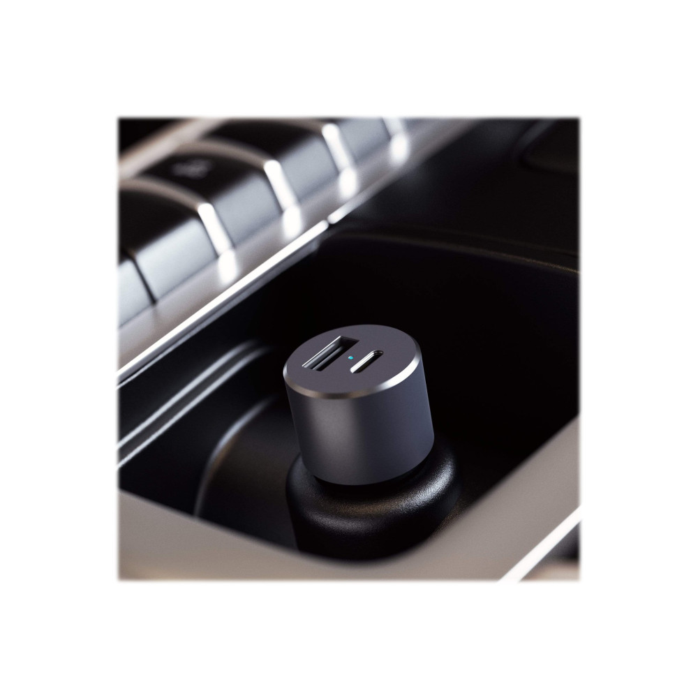 Produktbild för Satechi strömadapter för bil - USB, 24 pin USB-C - 72 Watt