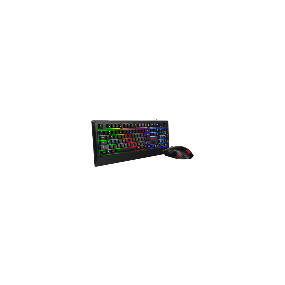 Produktbild för Tt eSPORTS Challenger Combo RGB - sats med tangentbord och mus - tysk - svart Inmatningsenhet