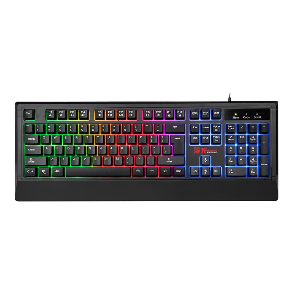 Produktbild för Tt eSPORTS Challenger Combo RGB - sats med tangentbord och mus - tysk - svart Inmatningsenhet