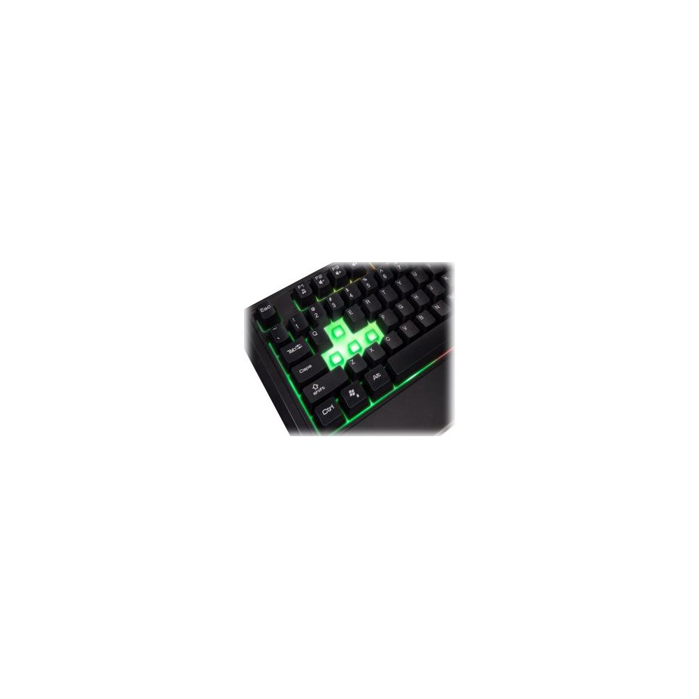 Produktbild för Tt eSPORTS Challenger Combo RGB - sats med tangentbord och mus - tysk - svart Inmatningsenhet