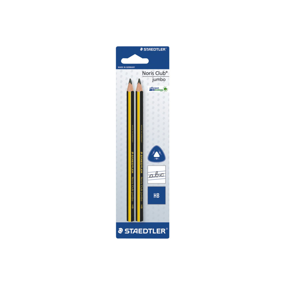 Produktbild för STAEDTLER Noris Club Jumbo - penna - HB (paket om 2)