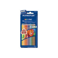 Produktbild för STAEDTLER Noris Club Jumbo - färgpenna - blandfärger (paket om 10)