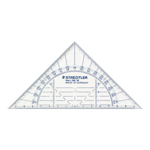 STAEDTLER STAEDTLER Mars - triangel - 16 cm - transparent