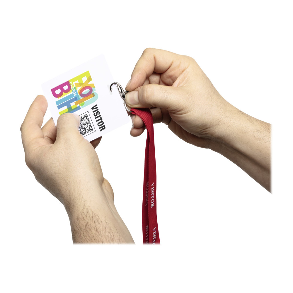 Produktbild för DURABLE namnskylt - vit (paket om 100)