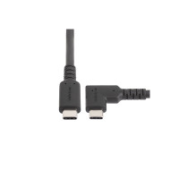 Produktbild för StarTech.com 6ft (2m) Rugged Right Angle USB-C Cable, USB 3.2 Gen 1 (5 Gbps), USB C to C Data Transfer Cable, 4K 60Hz DP Alt Mode, 100W Power Delivery - 90 Degree USB-C Cable (RUSB315CC2MBR) - USB typ C-kabel - USB-C till USB-C - 2 m