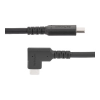 Produktbild för StarTech.com 6ft (2m) Rugged Right Angle USB-C Cable, USB 3.2 Gen 1 (5 Gbps), USB C to C Data Transfer Cable, 4K 60Hz DP Alt Mode, 100W Power Delivery - 90 Degree USB-C Cable (RUSB315CC2MBR) - USB typ C-kabel - USB-C till USB-C - 2 m