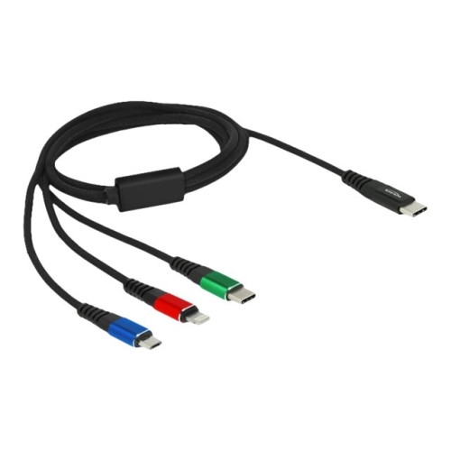 DeLOCK Delock 3 in 1 dedikerad laddningskabel - 1 m
