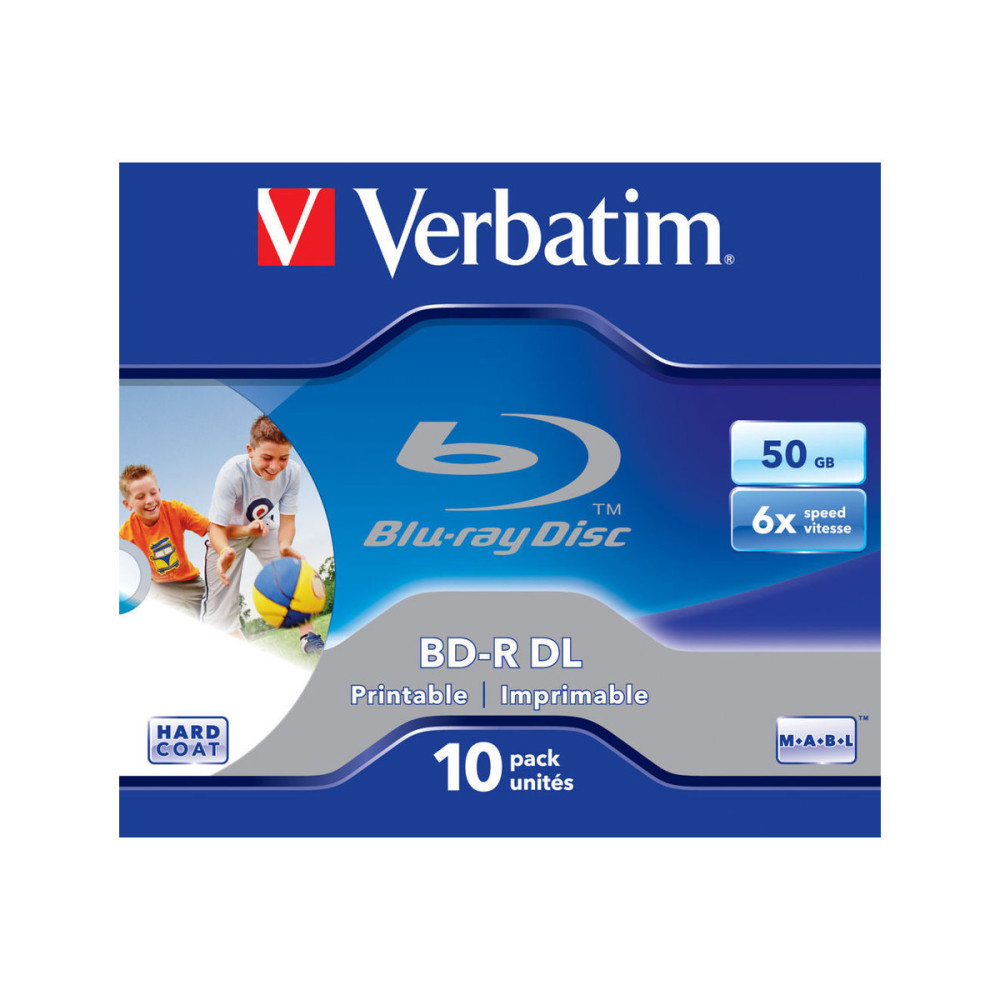 Produktbild för Verbatim - BD-R DL x 10 - 50 GB - lagringsmedier