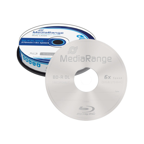 MediaRange MediaRange - BD-R DL x 10 - 50 GB - lagringsmedier
