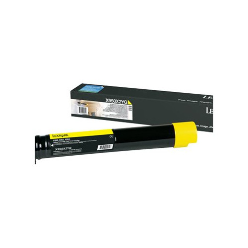 Lexmark International Lexmark - Extra lång livslängd - gul - original - tonerkassett - LCCP