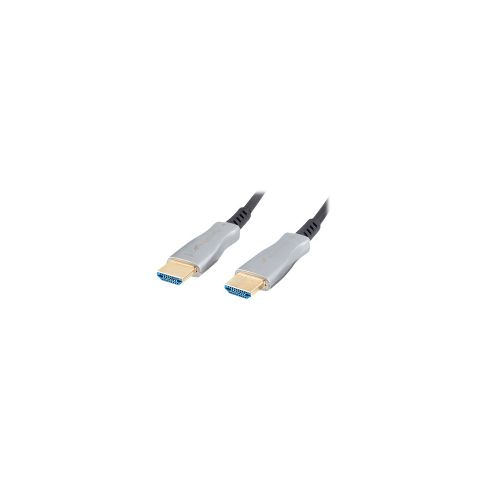 Produktbild för Lanberg HDMI-kabel med Ethernet - 50 m