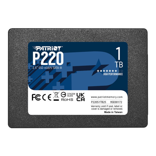 Patriot Memory Patriot P220 - SSD - 1 TB - SATA 3Gb/s - Ssd