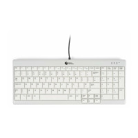 Produktbild för Bakker Elkhuizen UltraBoard 960 V2 - tangentbord compact - QWERTZ - tysk - mörkgrå, ljusgrå Inmatningsenhet