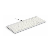 Produktbild för Bakker Elkhuizen UltraBoard 960 V2 - tangentbord compact - QWERTZ - tysk - mörkgrå, ljusgrå Inmatningsenhet