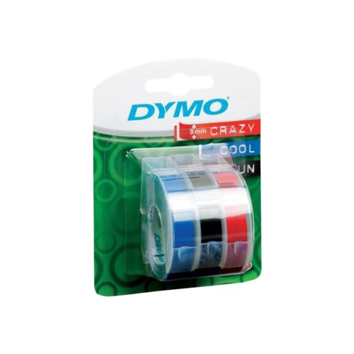 Newell Rubbermaid DYMO - 3D-bosseleringstejp - 3 rulle (rullar) - Rulle (0,9 cm x 3 m)