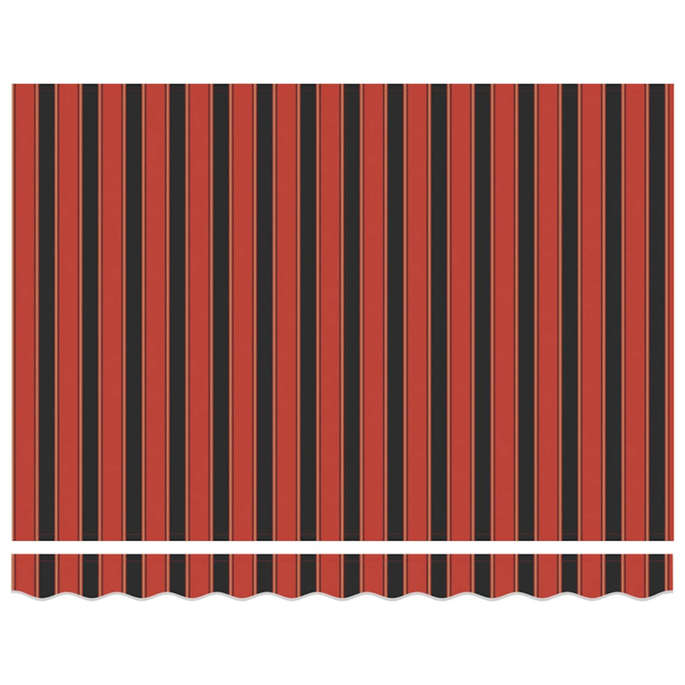 Produktbild för Markis tyg Orange och Brunt 300 x 250 cm Polyester