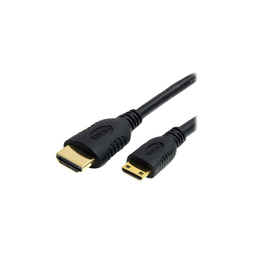 Produktbild för StarTech.com 2 m Höghastighets HDMI-kabel med Ethernet - HDMI till HDMI Mini – M/M - HDMI-kabel med Ethernet - 2 m