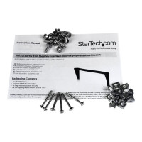 Produktbild för StarTech.com 3U Wall Mount Patch Panel Bracket - 19 in - Steel Vertical Patch Panel Mounting Bracket for Networking Equipment (RK319WALLV) - monteringsfäste - 3U