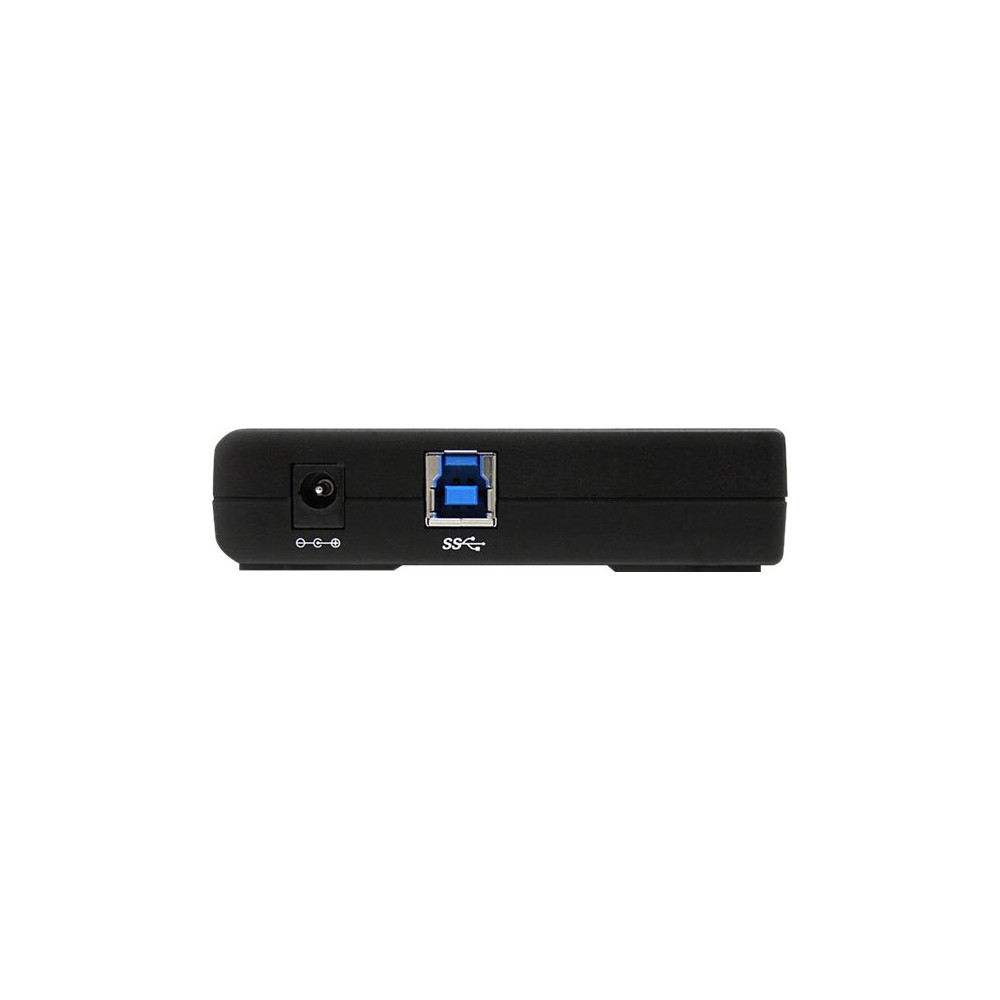 Produktbild för StarTech.com Svart SuperSpeed USB 3.0-hubb med 4 portar - hubb - 4 portar