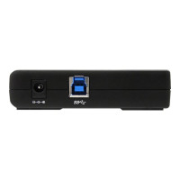 Produktbild för StarTech.com Svart SuperSpeed USB 3.0-hubb med 4 portar - hubb - 4 portar
