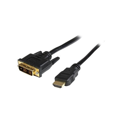 StarTech.com Startech 2 m HDMI till DVI-D-kabel – M/M - adapterkabel - HDMI / DVI - 2 m