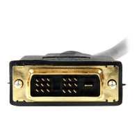 Produktbild för Startech 2 m HDMI till DVI-D-kabel – M/M - adapterkabel - HDMI / DVI - 2 m