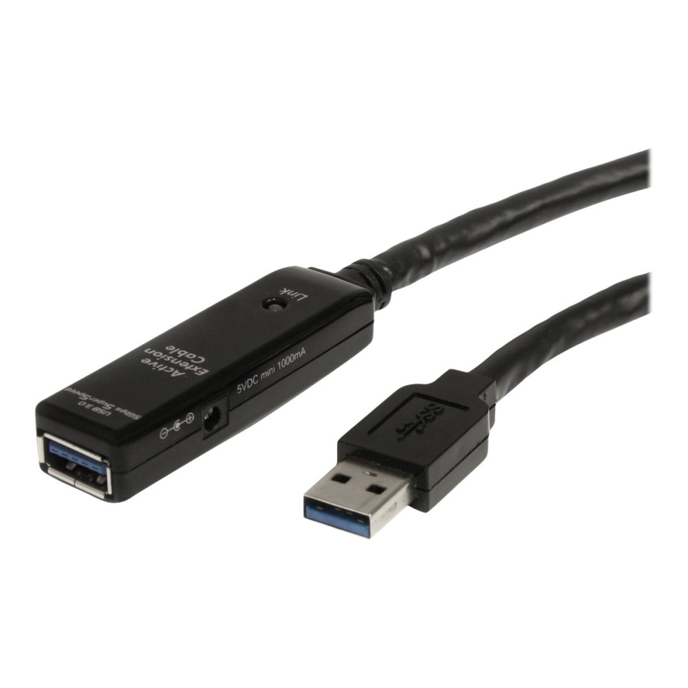 Produktbild för StarTech.com 10 m aktiv USB 3.0-förlängningskabel - M/F - USB-förlängningskabel - USB typ A till USB typ A - 10 m