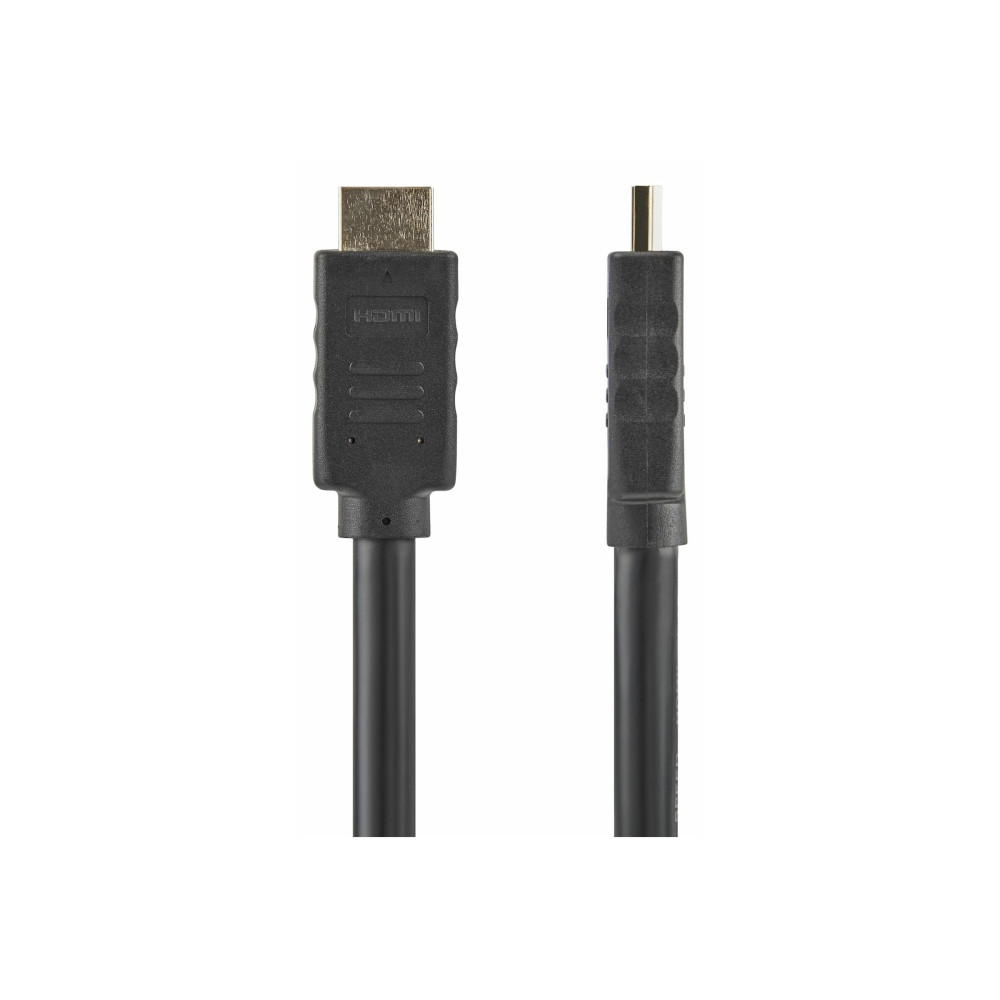 Produktbild för StarTech.com 10 m HDMI 2.0-kabel - 4K 60 Hz aktiv HDMI-kabel - CL2-klassad för vägginstallation - UHD-HDMI-kabel med hög hastighet och lång hållbarhet - HDR, 18 Gbps - Hane-till-hane-sladd - Svart - HDMI-kabel - 10 m