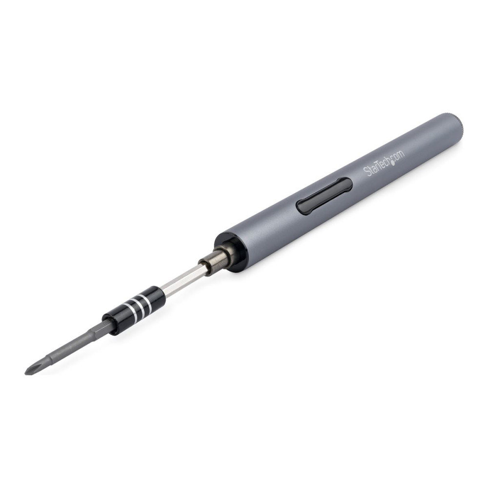 Produktbild för Startech 55-Bit Electric Precision Screwdriver Set - Portable Cordless Battery Powered Bit Driver Kit for Electronics, Laptop, Computers, Tablet & Phone Repairs - Magnetic Work Pad elektrisk precisionsskruvmejsel - sladdlös - 2 batterier