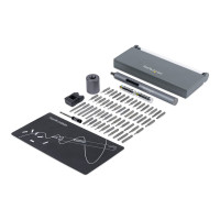 Produktbild för Startech 55-Bit Electric Precision Screwdriver Set - Portable Cordless Battery Powered Bit Driver Kit for Electronics, Laptop, Computers, Tablet & Phone Repairs - Magnetic Work Pad elektrisk precisionsskruvmejsel - sladdlös - 2 batterier