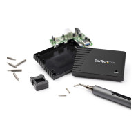 Produktbild för Startech 55-Bit Electric Precision Screwdriver Set - Portable Cordless Battery Powered Bit Driver Kit for Electronics, Laptop, Computers, Tablet & Phone Repairs - Magnetic Work Pad elektrisk precisionsskruvmejsel - sladdlös - 2 batterier