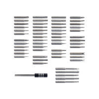 Produktbild för Startech 55-Bit Electric Precision Screwdriver Set - Portable Cordless Battery Powered Bit Driver Kit for Electronics, Laptop, Computers, Tablet & Phone Repairs - Magnetic Work Pad elektrisk precisionsskruvmejsel - sladdlös - 2 batterier