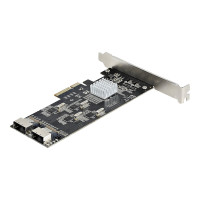 Produktbild för StarTech.com 8-ports SATA PCIe-kort - PCI Express 6 Gbps SATA Expansion-kortadapter med 4 värdkontroller - SATA PCIe-kontrollerkort - PCI-e x4 Gen 2 till SATA III - SATA HDD/SSD - kontrollerkort - SATA 6Gb/s / SAS 6Gb/s - PCIe 2.0 x4