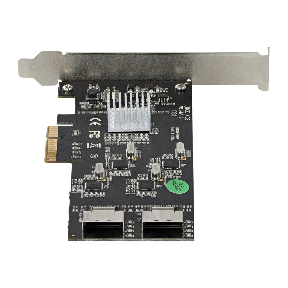Produktbild för StarTech.com 8-ports SATA PCIe-kort - PCI Express 6 Gbps SATA Expansion-kortadapter med 4 värdkontroller - SATA PCIe-kontrollerkort - PCI-e x4 Gen 2 till SATA III - SATA HDD/SSD - kontrollerkort - SATA 6Gb/s / SAS 6Gb/s - PCIe 2.0 x4