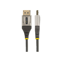 Produktbild för StarTech 5 m VESA-certifierad DisplayPort 1.4-kabel - 8K 60 Hz HDR10 - Ultra HD 4K 120 Hz-video - DP 1.4-kabel/-sladd - För skärmar/displayer - DisplayPort till DisplayPort-kabel - M/M - DisplayPort-kabel - DisplayPort till DisplayPort - 5 m
