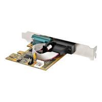 Produktbild för Startech 2-Port PCI Express Serial Card, Dual Port PCIe to RS232 (DB9) Serial Interface Card, 16C1050 UART, Standard or Low Profile Brackets, COM Retention, For Windows & Linux - PCIe to Dual DB9 Card (21050-PC-SERIAL-LP) - seriell adapter - PCIe 2.0 - RS