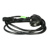 Produktbild för StarTech.com 6ft (1.8m) UK Computer Power Cable, 18AWG, BS 1363 to C13 Power Cord, 10A 250V, Black Replacement AC Power Cord, Monitor Power Cable, BS 1363 to IEC 60320 C13 Kettle Lead - PC Power Supply Cable - strömkabel - power IEC 60320 C13 till BS 1363