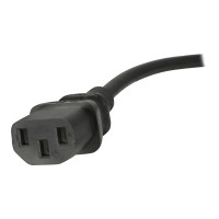 Produktbild för StarTech.com 6ft (1.8m) UK Computer Power Cable, 18AWG, BS 1363 to C13 Power Cord, 10A 250V, Black Replacement AC Power Cord, Monitor Power Cable, BS 1363 to IEC 60320 C13 Kettle Lead - PC Power Supply Cable - strömkabel - power IEC 60320 C13 till BS 1363