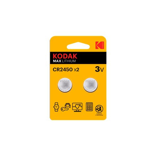 KODAK Kodak MAX KCR2450 batteri - 2 x CR2450 - Li/MnO2