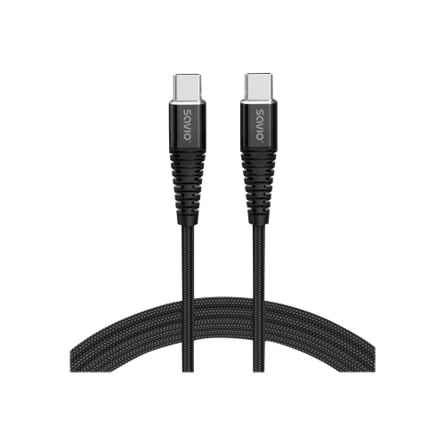 SAVIO SAVIO - USB typ C-kabel - USB-C till USB-C - 1 m