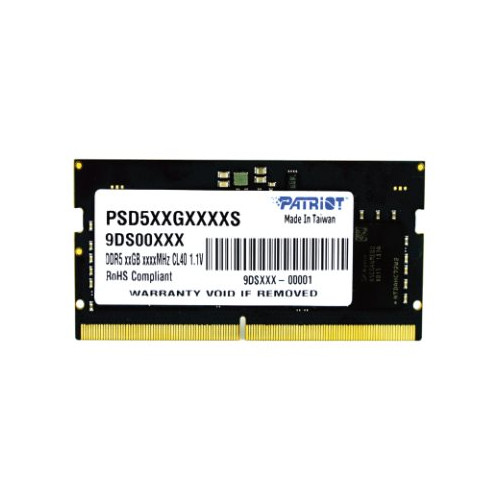 Patriot Memory Patriot Signature Line - DDR5 - modul - 16 GB - SO DIMM 262-pin - 4800 MHz / PC5-38400 - ej buffrad