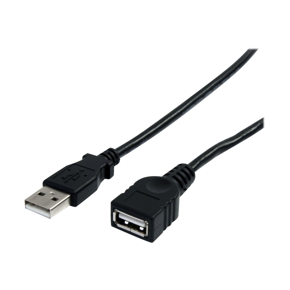 Produktbild för StarTech.com 91 cm svart USB 2.0-förlängningskabel A till A – M/F - USB-förlängningskabel - USB till USB - 91 cm