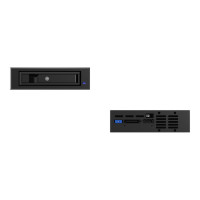 Produktbild för ICY BOX IB-129SSK-B - adapter för lagringsfack