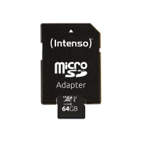 Produktbild för Intenso Performance - flash-minneskort - 64 GB - mikroSDXC UHS-I
