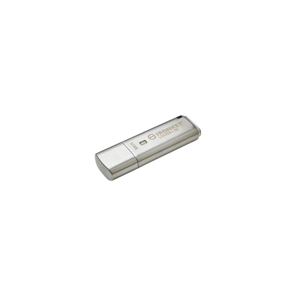Produktbild för Kingston IronKey Locker+ 50 - USB flash-enhet - 32 GB