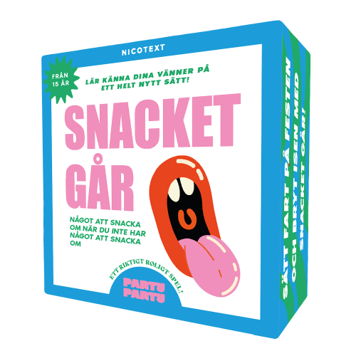 Nicotext Snacket går : Party party (bok)
