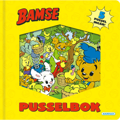 Annette Voigt Bamse pusselbok (bok, kartonnage)