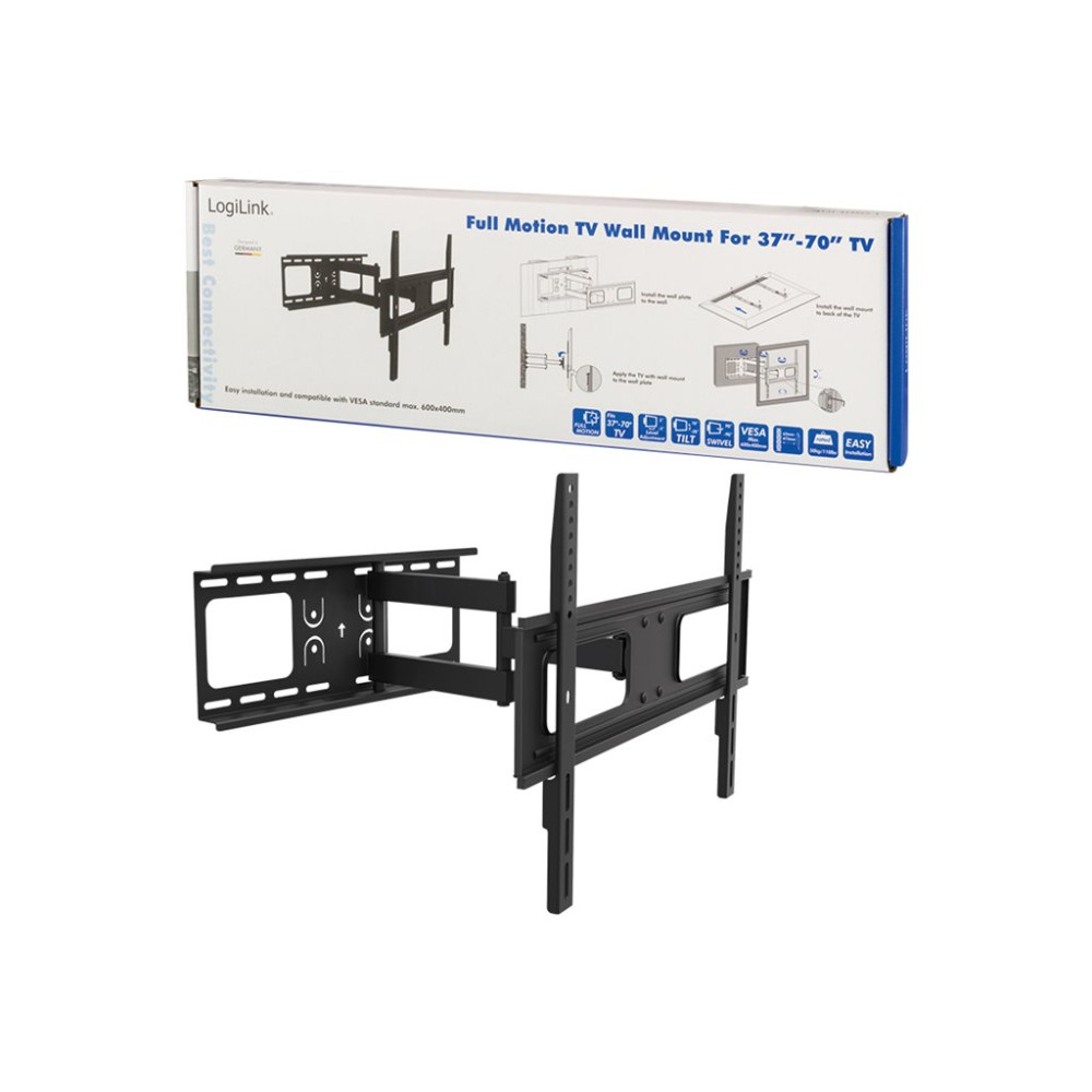 Produktbild för LogiLink Full Motion konsol - för platt panel