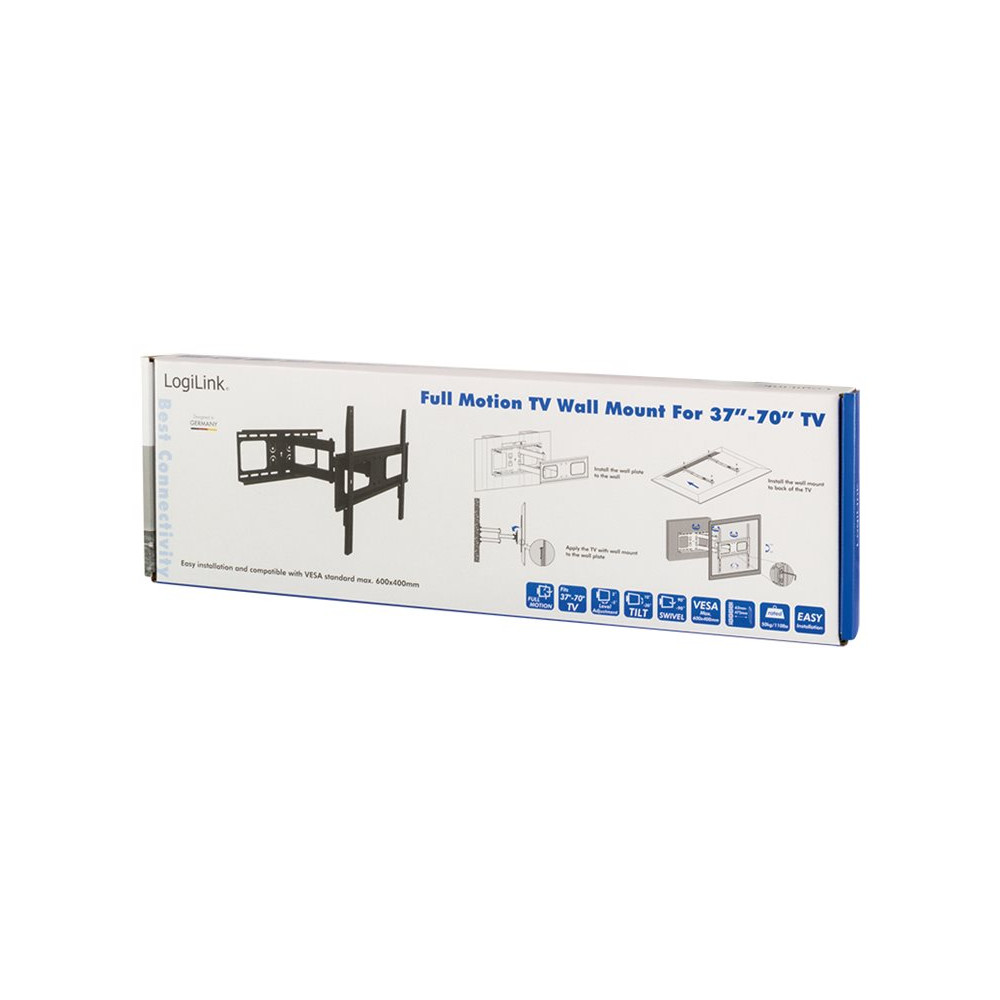 Produktbild för LogiLink Full Motion konsol - för platt panel